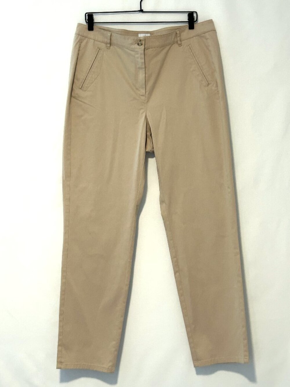 NWT J Jill tan cotton blend pants, size 16